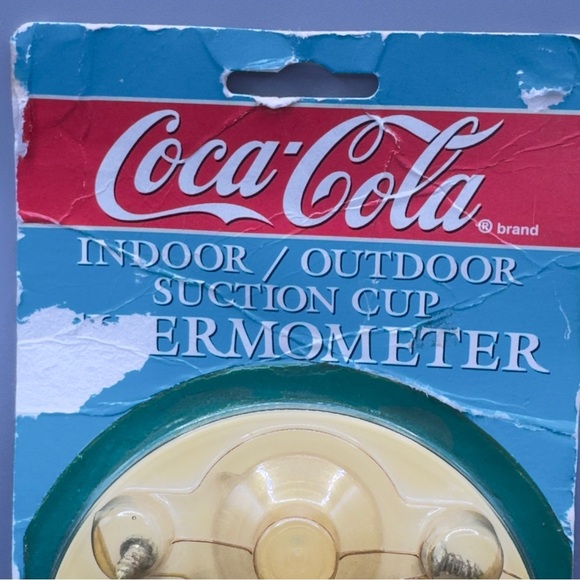 Vintage Coca-Cola Polar Bear Thermometer – 1996 NIP, Suction Cup Mount - Picture 3 of 8